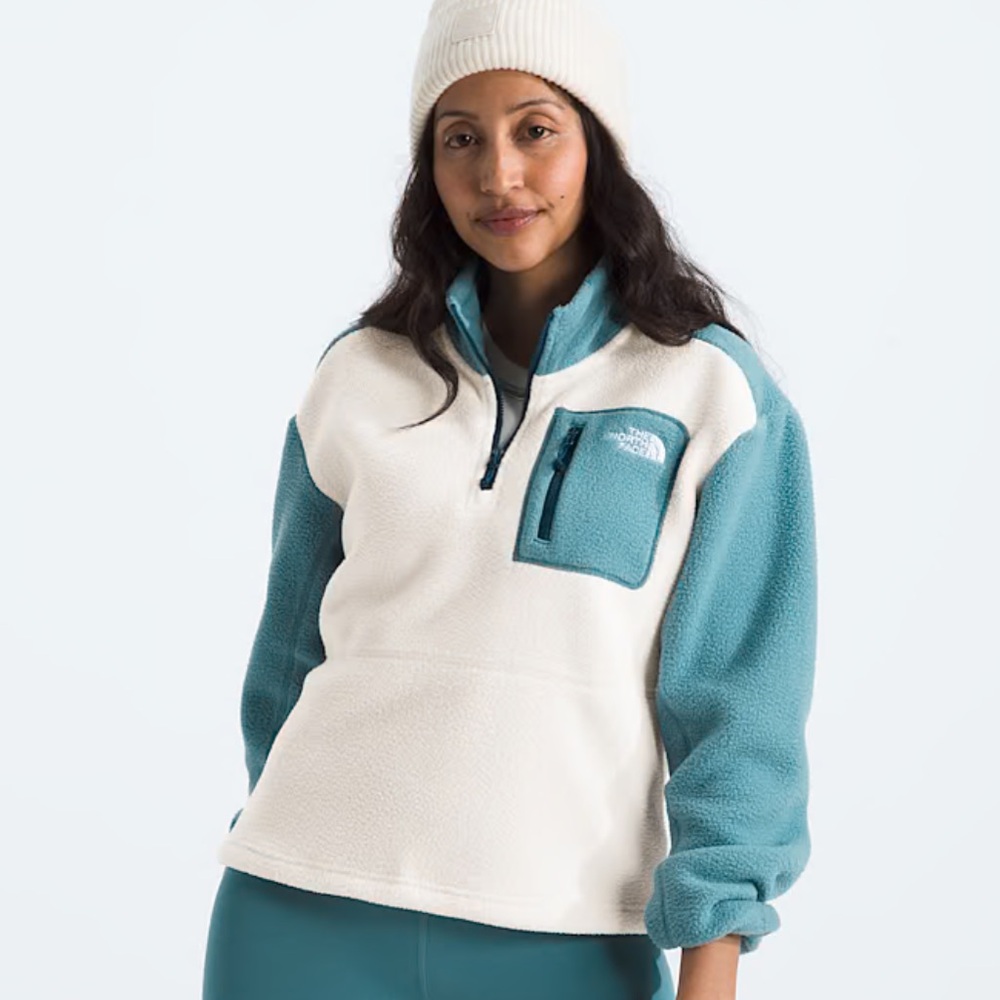 Womens yumiori 1/4 zip pullover fleece